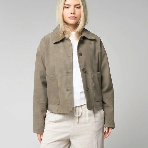 Women's Sage Suede Jacket