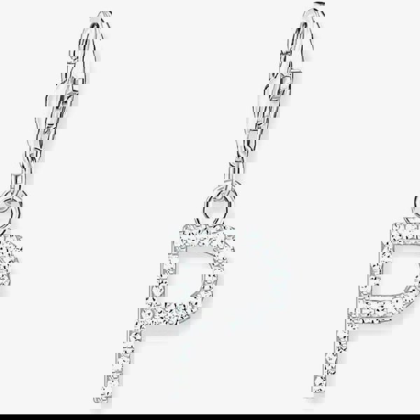 THOMAS SABO Silver Cubic Zirconia Letter P Charm 1953-051-14