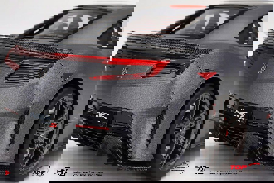TSM Honda NSX Type S 2022 Gotham Grey Matte 1:18 Scale TSM TS0425