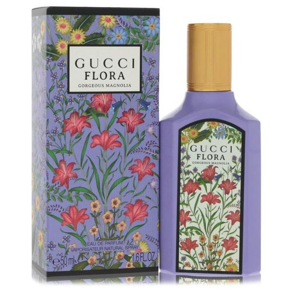 Gucci Flora Gorgeous Magnolia by Gucci Eau De Parfum Spray 1.6 oz for Women 50 ml