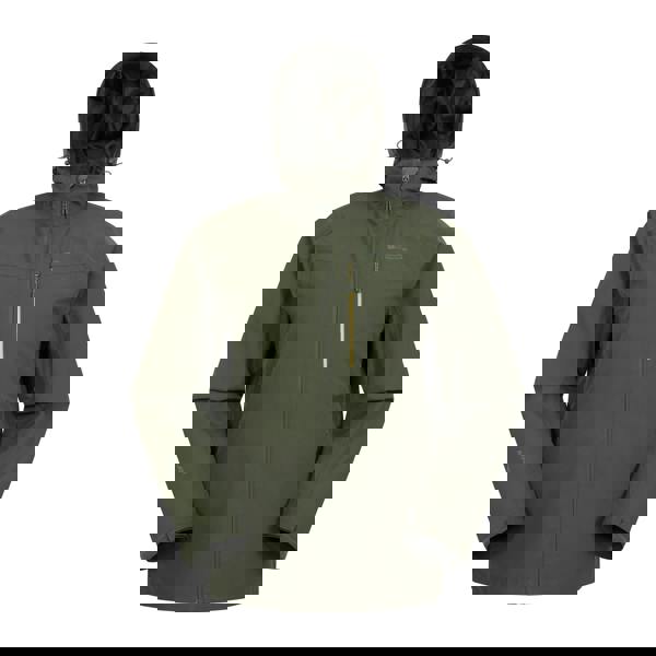 Mountain Warehouse Mens Brisk Extreme Colour Block Waterproof Jacket - Green - 