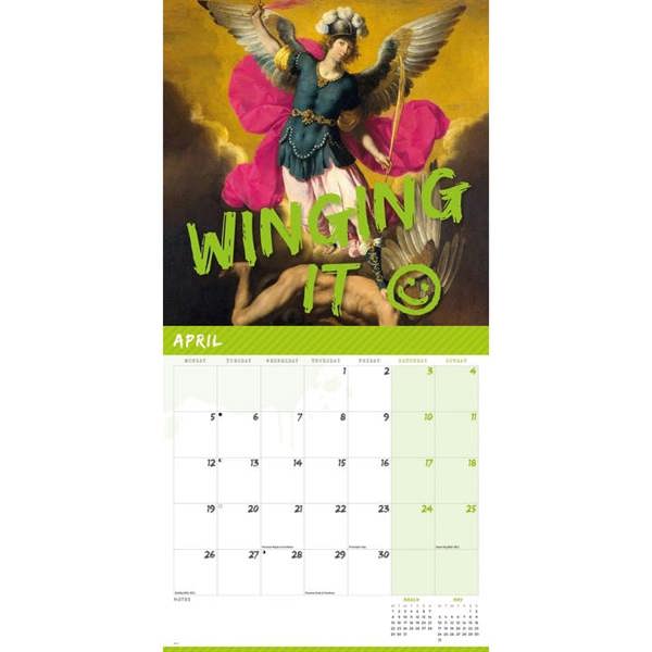 Santoro's Master Pieces, Seize The Day Calendar 2027, Wall Calendars, Month To View, Art, Gift