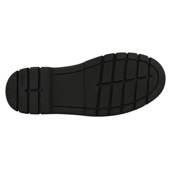 Clarks Senior Boys Clarks Moccasin Detailed School Shoes Branch Low Y