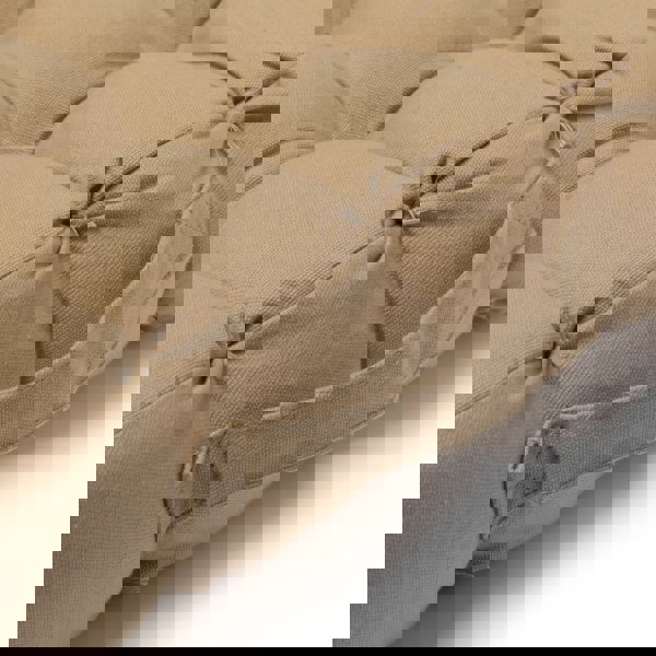 Snug City Quilted 9 Button Seat Pad Cushion Booster 100% Cotton Cover 45cm Square