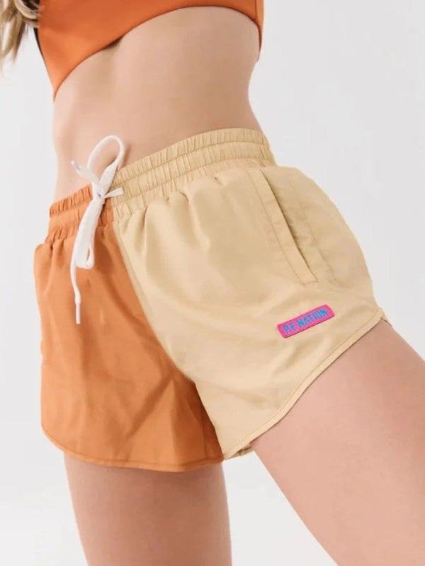 P.E Nation PE Nation Womens High Ball Short in Multicoloured