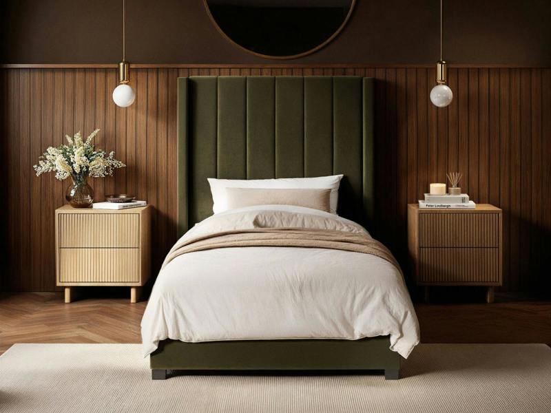 Flair Tiggy Single Ottoman Bed Velvet