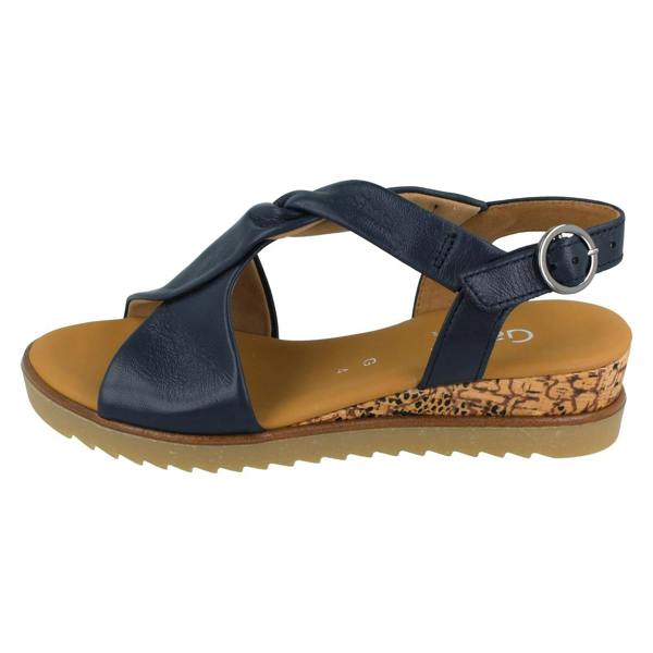 Gabor Ladies Gabor Wedge Open Toe Sandals With Buckle Fastening 62.751