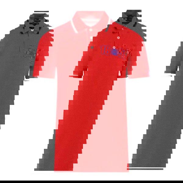 Aquascutum Unisex Adult London 1851 Polo Shirt - Red