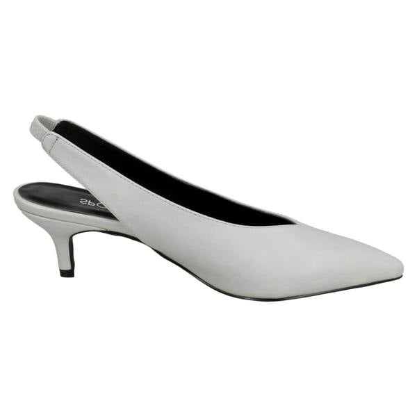 Spot On Ladies Spot On Kitten Heel Slingback Shoes F90049