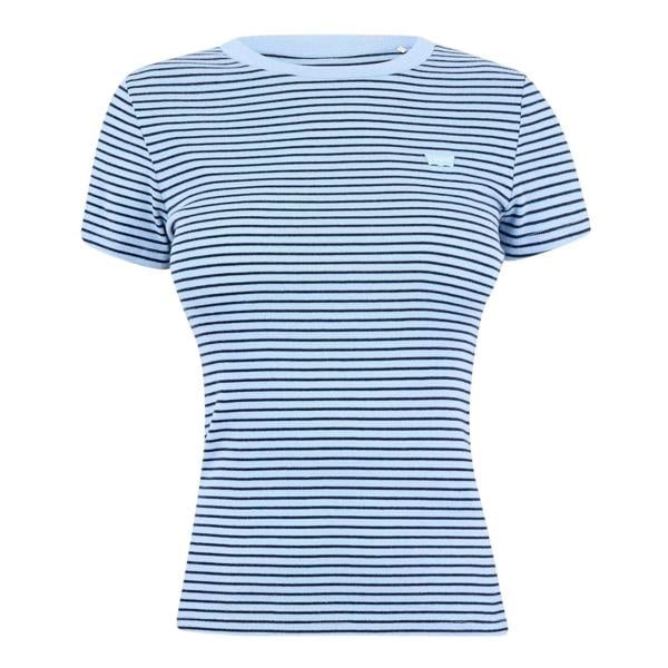 Levis Womens/Ladies Housemark Striped Slim T-Shirt - Blue - 