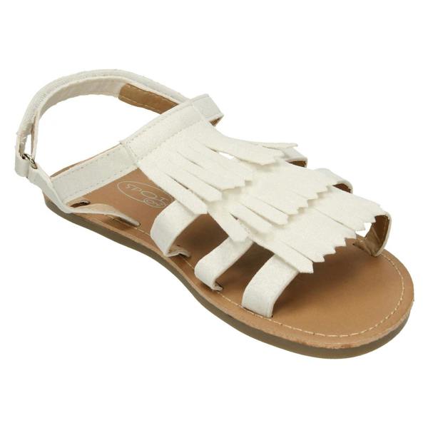 Spot On Girls Spot On Sandal With Tassles