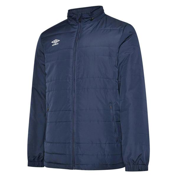 Umbro Mens Club Essential Bench Jacket - Dark Navy - 