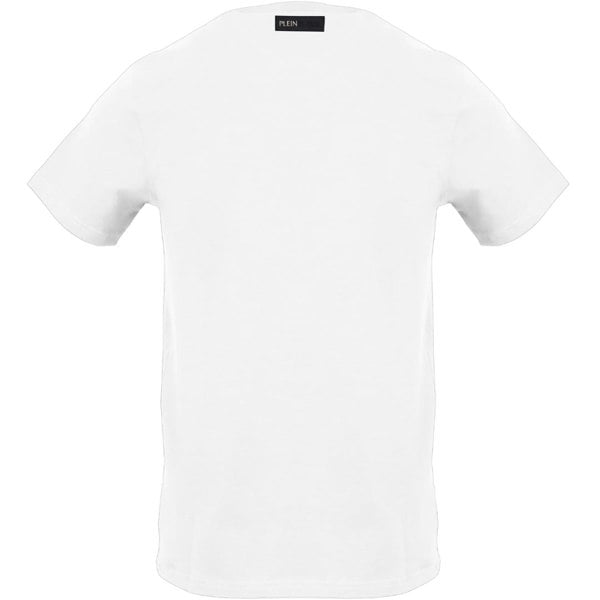 Plein Sport Small Circle Emblem Logo White T-Shirt L