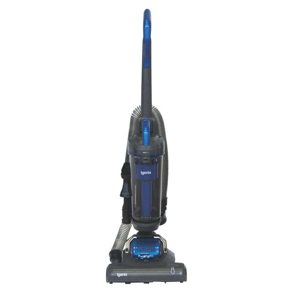 igenix Upright Bagless Vacuum Cleaner, 3 Litre, 400W, Grey/Blue
