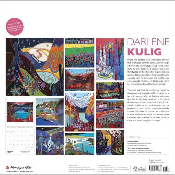 Darlene Kulig Calendar 2027, Wall Calendars, Month To View, Art, Gift