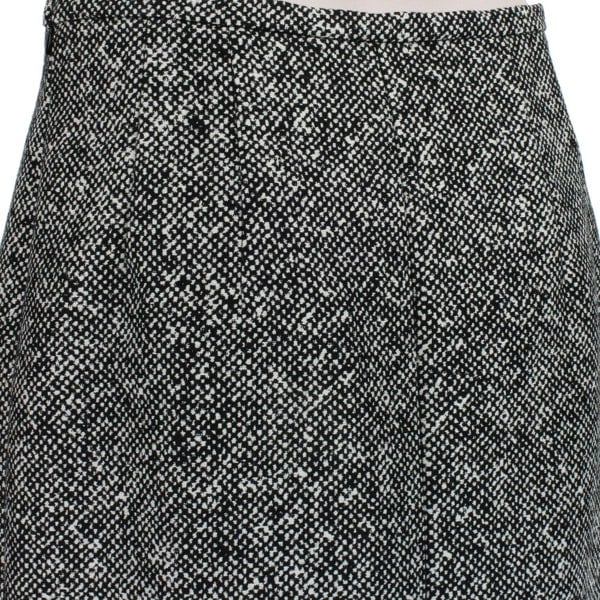 Michael Kors Collection luxurious pencil skirt in a black and white tweed