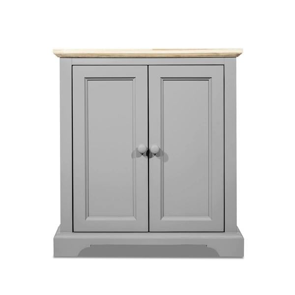 Statement Furniture Florence Corner Sideboard with Cupboard and Shelf. Assembled Storage
