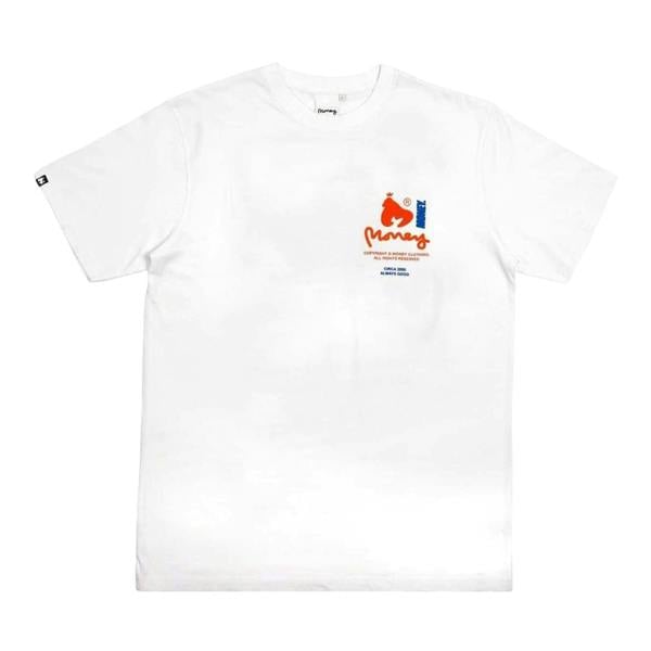 Money Unisex Adult Single Jersey T-Shirt - White - 