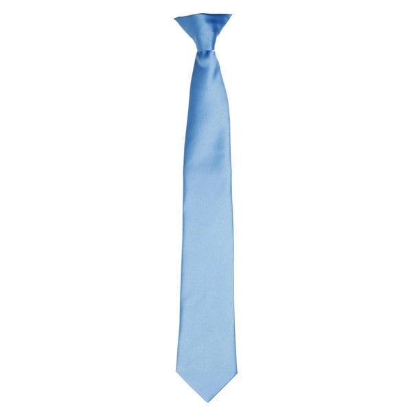 Premier Unisex Adult Satin Tie - Mid Blue