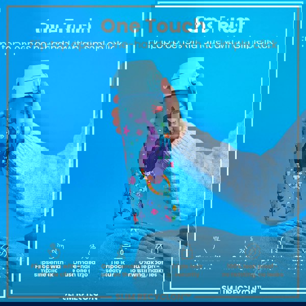 ION8 Leak Proof Slim Water Bottle, Recyclon, Mermaids, 500ml (18oz)