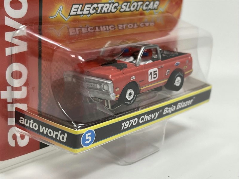 Auto World Slot Cars 1970 Chevy Baja Blazer Red Thunderjet Ultra G HO Slot Car SC367-5