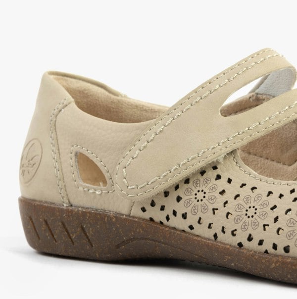 Rieker 47675-60 Womens Shoes - Beige