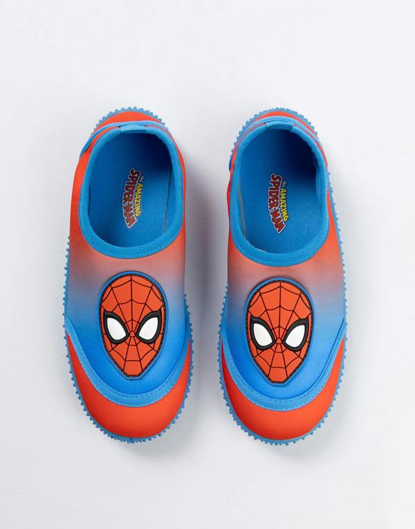 Spiderman Boys Red Character Aqua Shoes