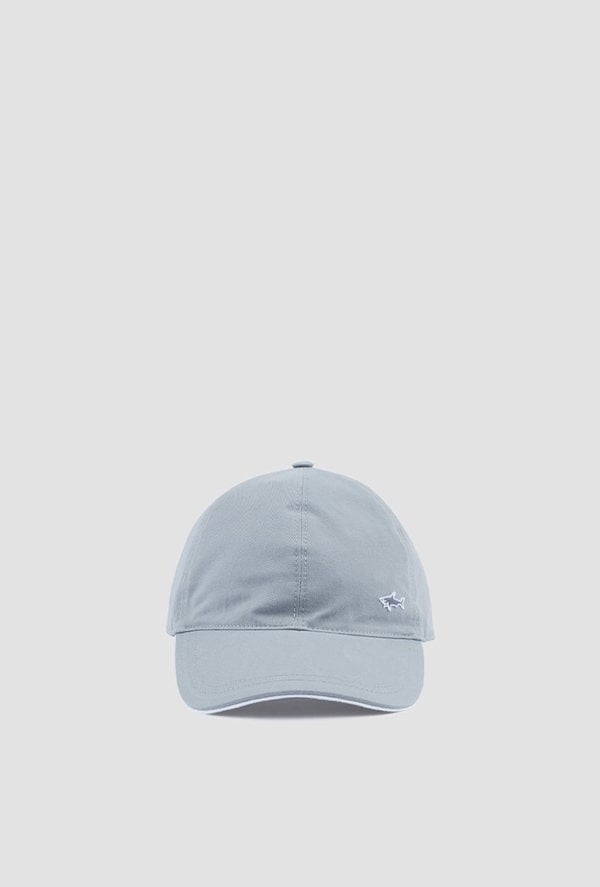 Paul & Shark Men's Baseball Cap with Contrast Piping - Grey