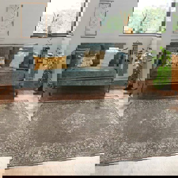 The Rugs Fringed Vintage Medallion Rug - Classic Elegance