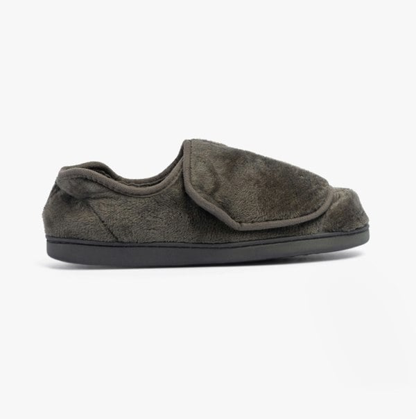 Dr Keller VELVIT Mens Slippers Grey