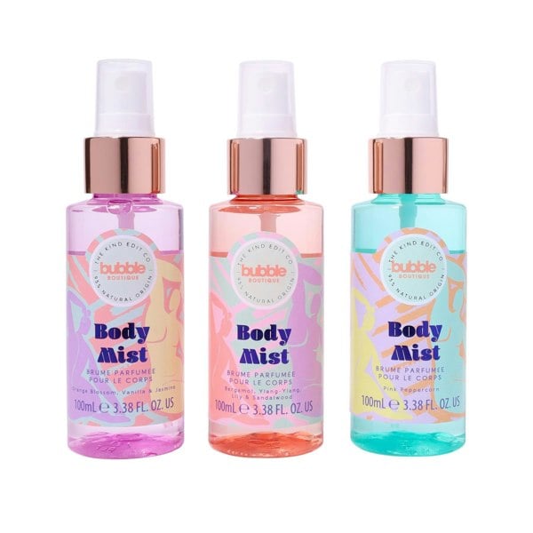 The Kind Edit Co. Bubble Boutique Body Mist Gift Set 3 x 100ml