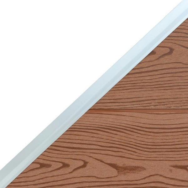 Monstershop Composite Angled Fence Panel - Brown