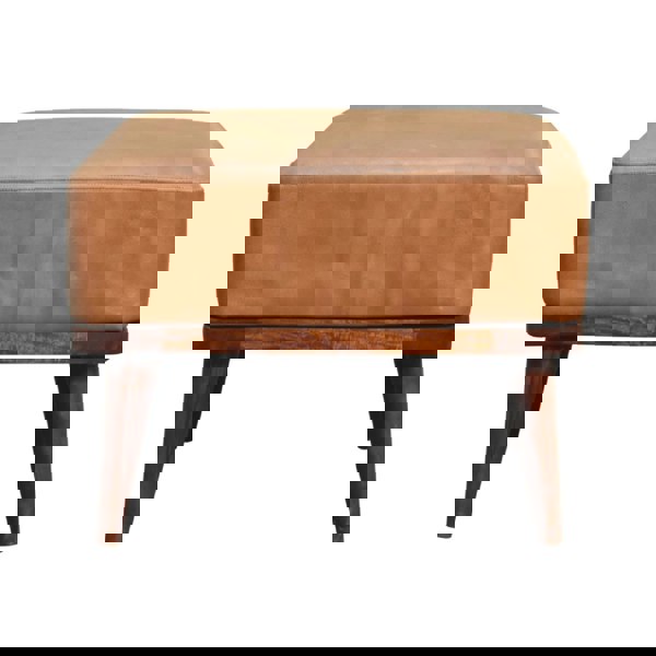 Artisan Furniture Tan Buffalo Leather Tan Footstool