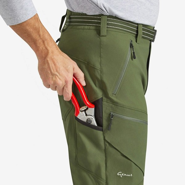 Genus Men's Waterproof Gardening Trousers - New Green