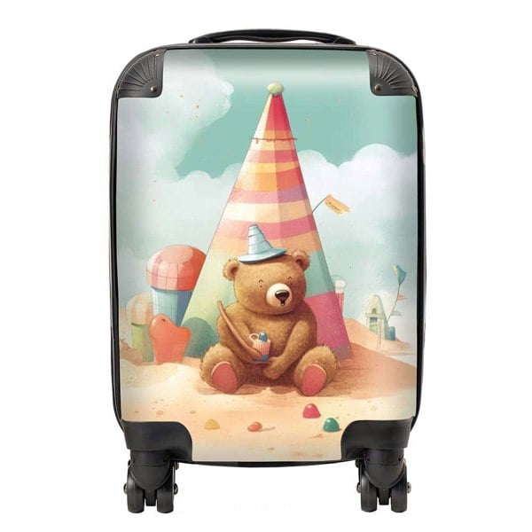 Warren Reed A Bear On A Beach Holiday Suitcase