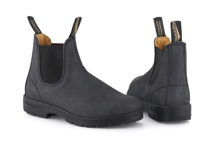 Blundstone #587 Rustic Black Chelsea Boot