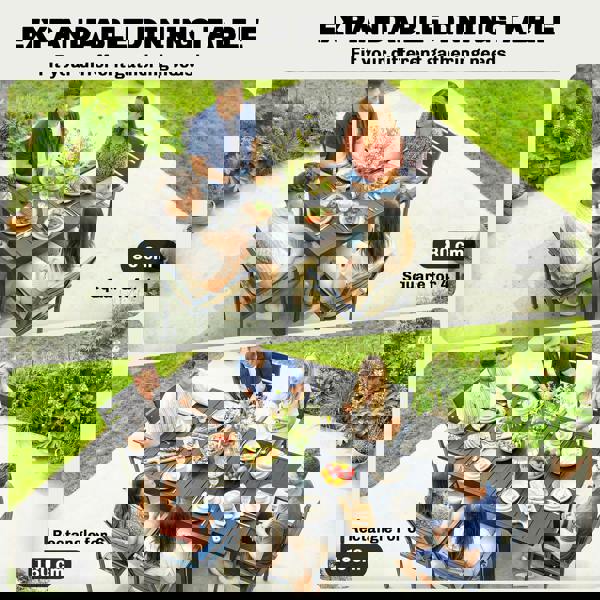 Extendable Outdoor Dining Table