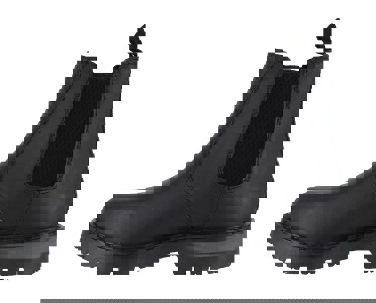 OakTrak Rocksley Boys Kids Leather Dealer Pull On Chelsea Boots