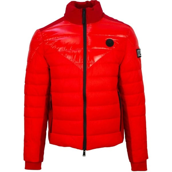 Plein Sport Plain Quilted Jacket - Red