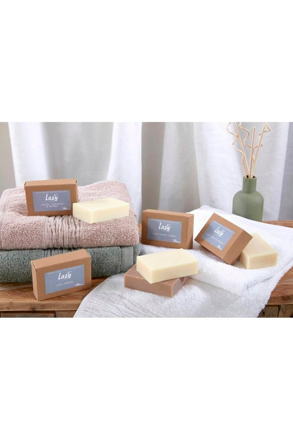 Lazy Linen Lazy Tonka & Amber Soap Bars - 4 Pack