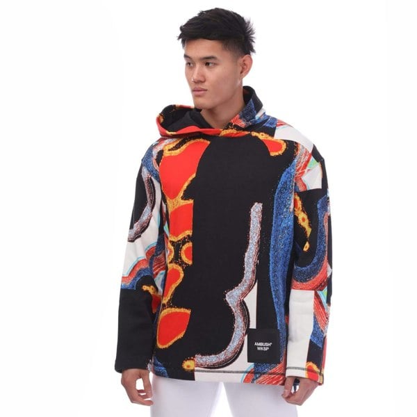Ambush Mens All-Over Print Hoodie - Multicoloured