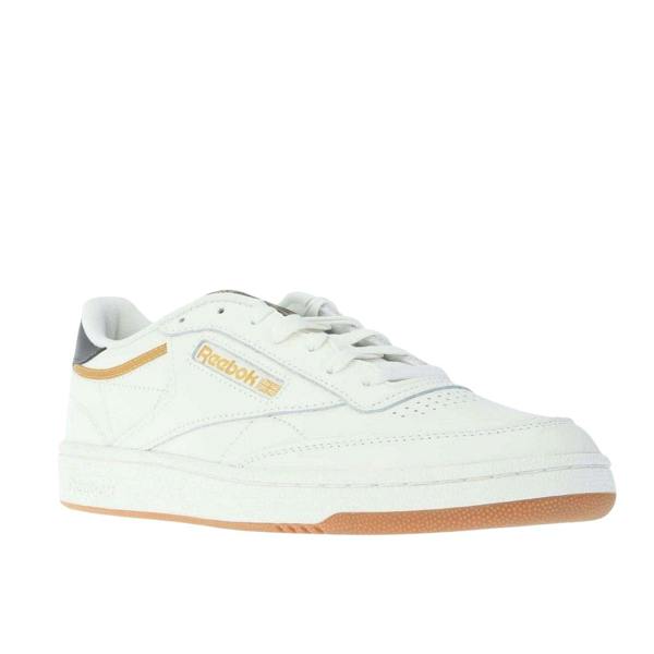 Reebok Mens Classics Club C 85 Leather Trainers - Chalk - 