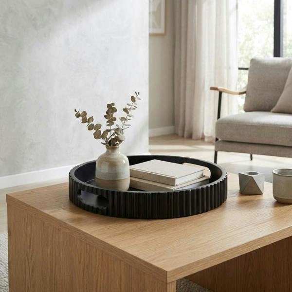 Garden Greatness Maison Ribbed Urban Tray Decoration