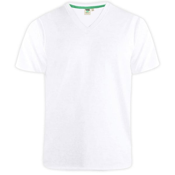 Duke Mens D555 Signature Cotton Kingsize T-Shirt - White