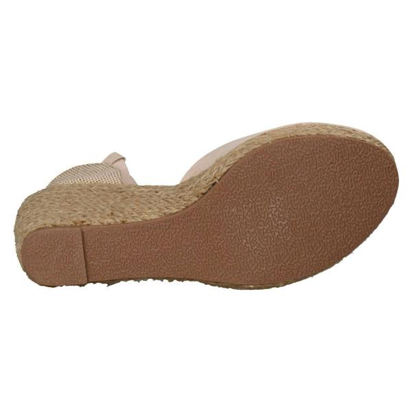 Savannah Ladies Savannah High Espadrille Wedge Sandals F2294