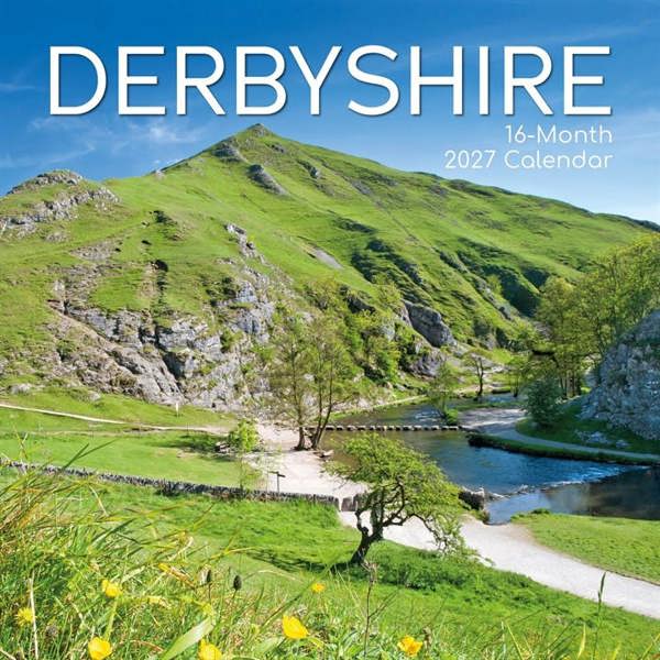 Derbyshire Calendar 2027, Wall Calendars, Month To View, Travel, Gift