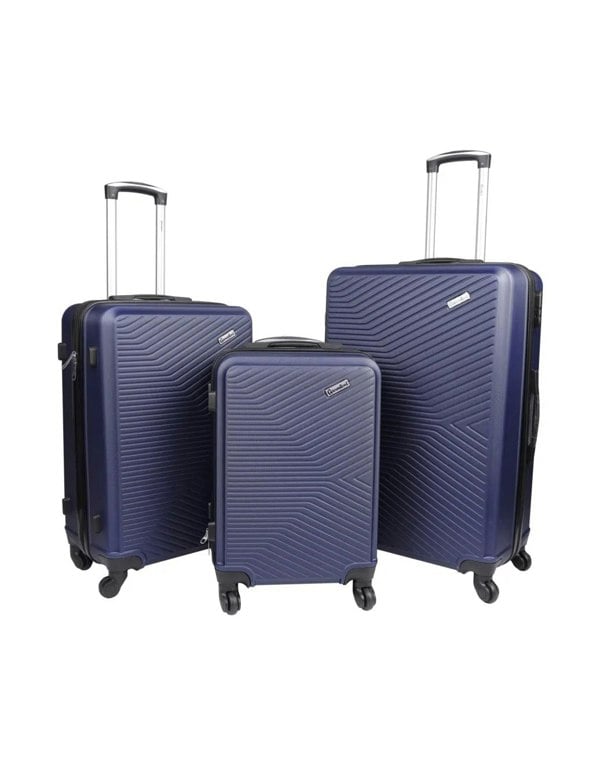 Groundlevel Infinity Hard Shell 3 Piece Luggage Set