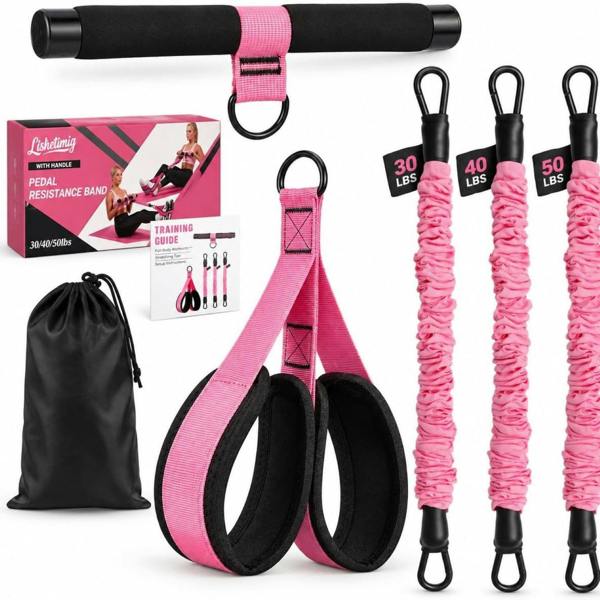 Leaper Pedal Resistance Band Adjustable 3 Tubes