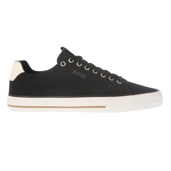 Boss Mens Aiden Canvas Trainers - Black - 