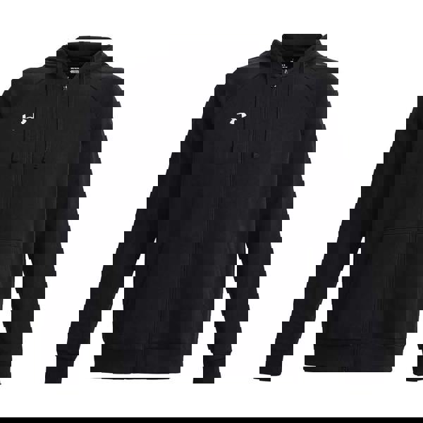 Under Armour Unisex Adult Rival Fleece Full Zip Hoodie - Black